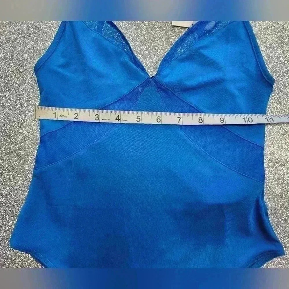 ZARA BLUE STRETCHY BODY SUIT SIZE SMALL - Picture 6 of 8